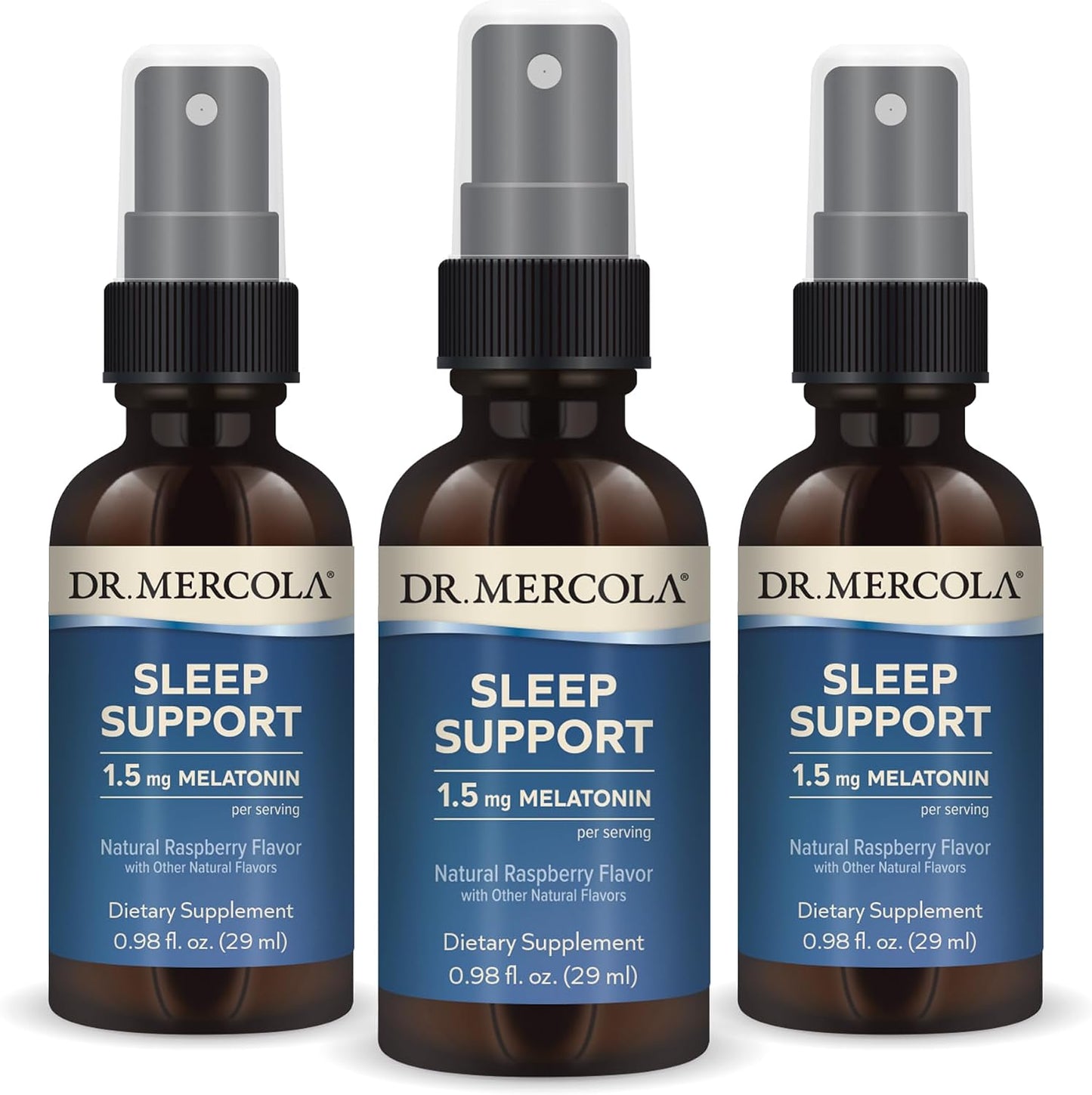 Dr. Mercola Sleep Support with Melatonin Spray - 3 Pack - görsel 1