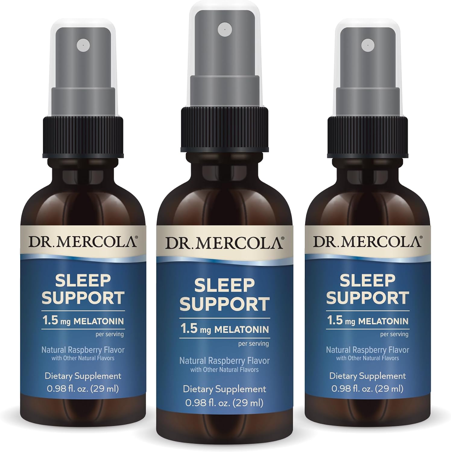 Dr. Mercola Sleep Support with Melatonin Spray - 3 Pack - görsel 1
