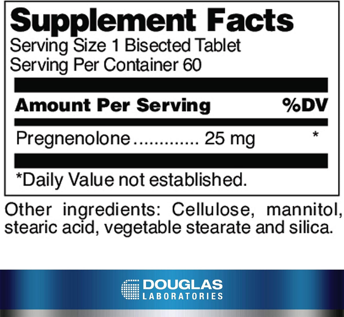 Douglas Laboratories Pregnenolone 25 mg - 60 Tablets - görsel 2