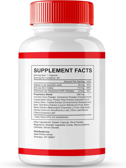 Sugar Sync Glyco Optimiser Supplement Capsules – Maximum Strength (3 Pack)