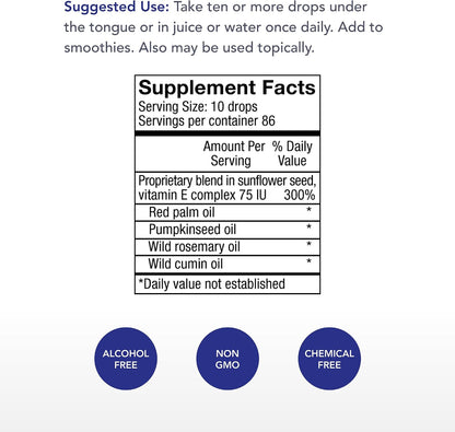 Physician's Strength Power-E - 30 ml (1 fl oz) - Sunflower Vitamin E - Soya-Free & Non-GMO - 86 Servings