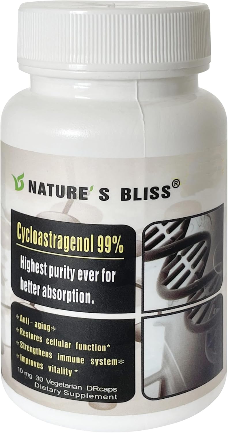 Nature'sbliss Cycloastragenol Supplement, 10 mg per Serving, 30 DRcaps - görsel 1