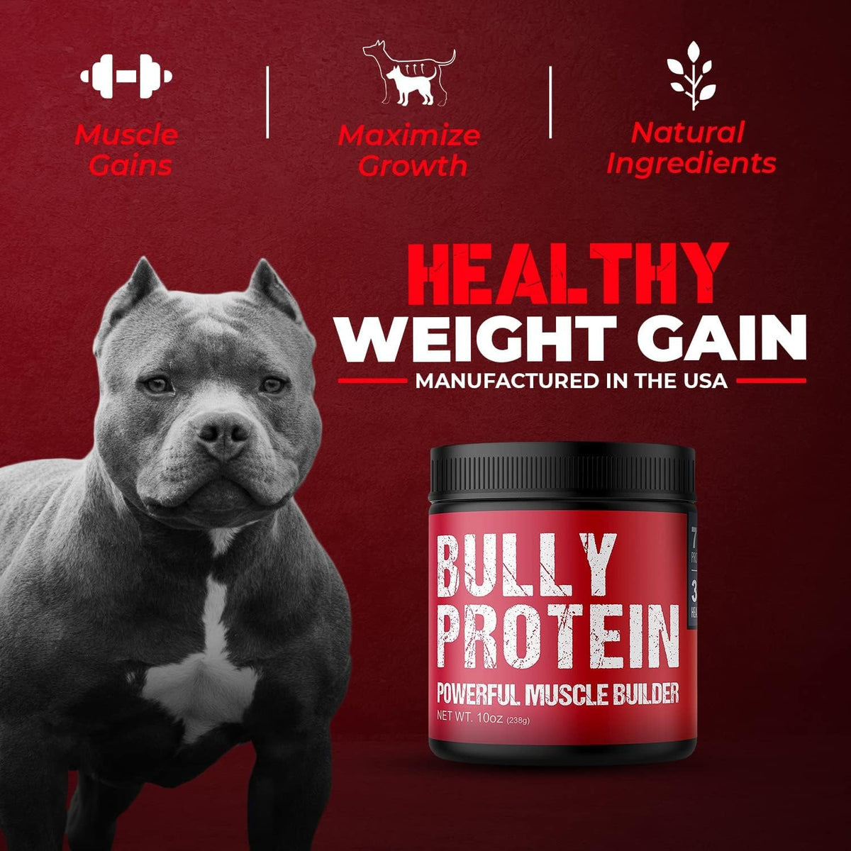 Convenient Real Meat Protein Powder for Dogs – 283g Pure Protein Supplement - görsel 5