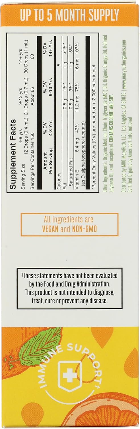 Mary Ruth's Organic Vitamin E Drops, 60 ml - görsel 5