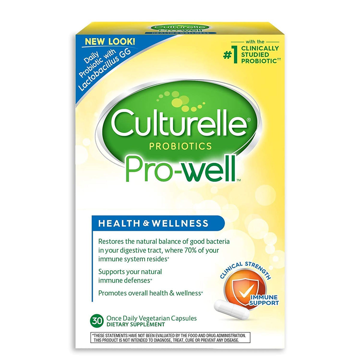 Culturelle Natural Health & Wellness Capsules (30 Capsules) - görsel 1