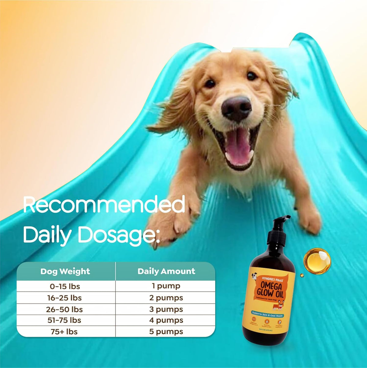 Kyndred Paws Omega-3-6-9 Oil for Dogs – 250 ml - görsel 8