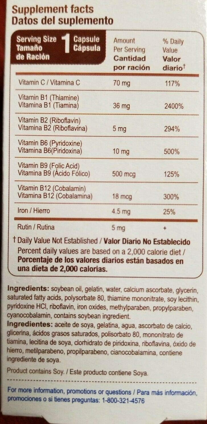 Bedoyecta B-Complex Multi Vitamin, Capsules, 30 Capsules - görsel 2