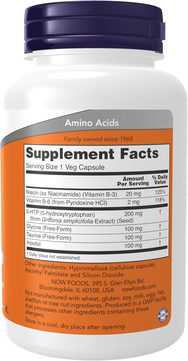 Now Foods 5-HTP 200 mg 120 VegCap - görsel 2