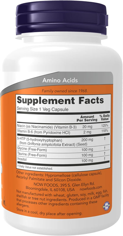 Now Foods 5-HTP 200 mg 120 VegCap