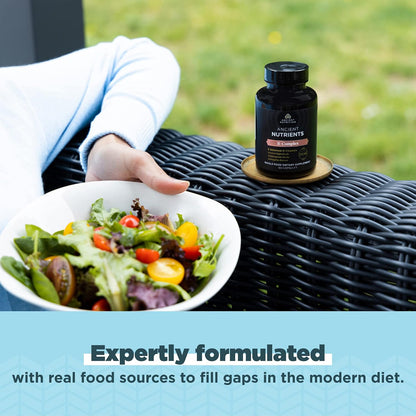 Ancient Nutrition Vitamin B Complex Supplement, 8 Balanced B-Vitamins, Enzyme Activated with Botanicals, Paleo & Keto Friendly, 60 Capsules