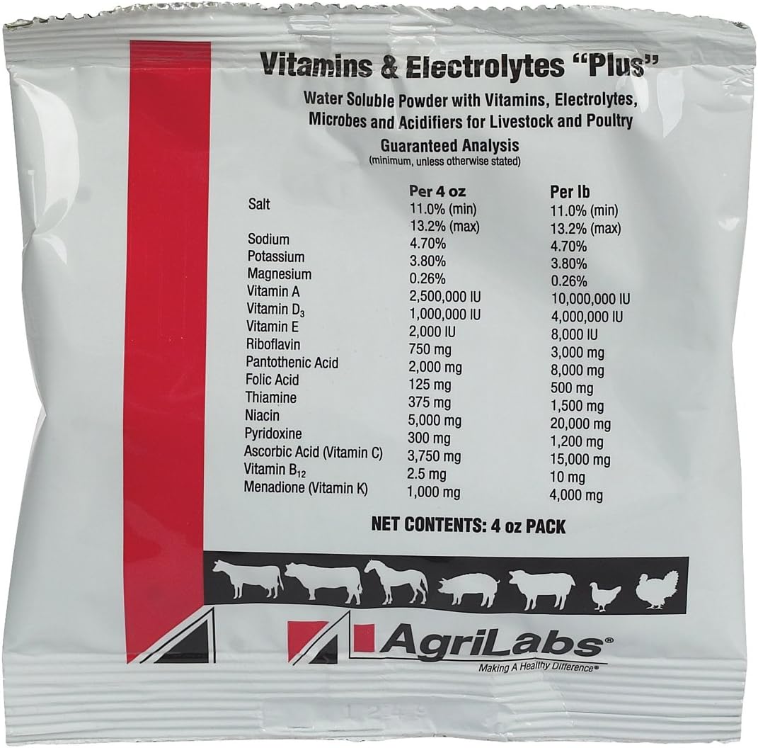 002-00453 Vitamins & Electrolytes Plus 4oz Packet - görsel 1