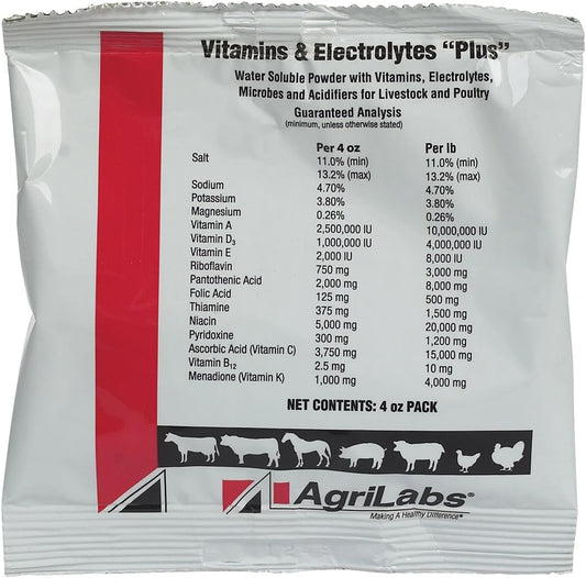 002-00453 Vitamins & Electrolytes Plus 4oz Packet