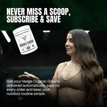 VEDGE Nutrition Organic Greens - Vegan – Digestive Health: Organic greens contain fibre and enzymes that may aid – Image 8