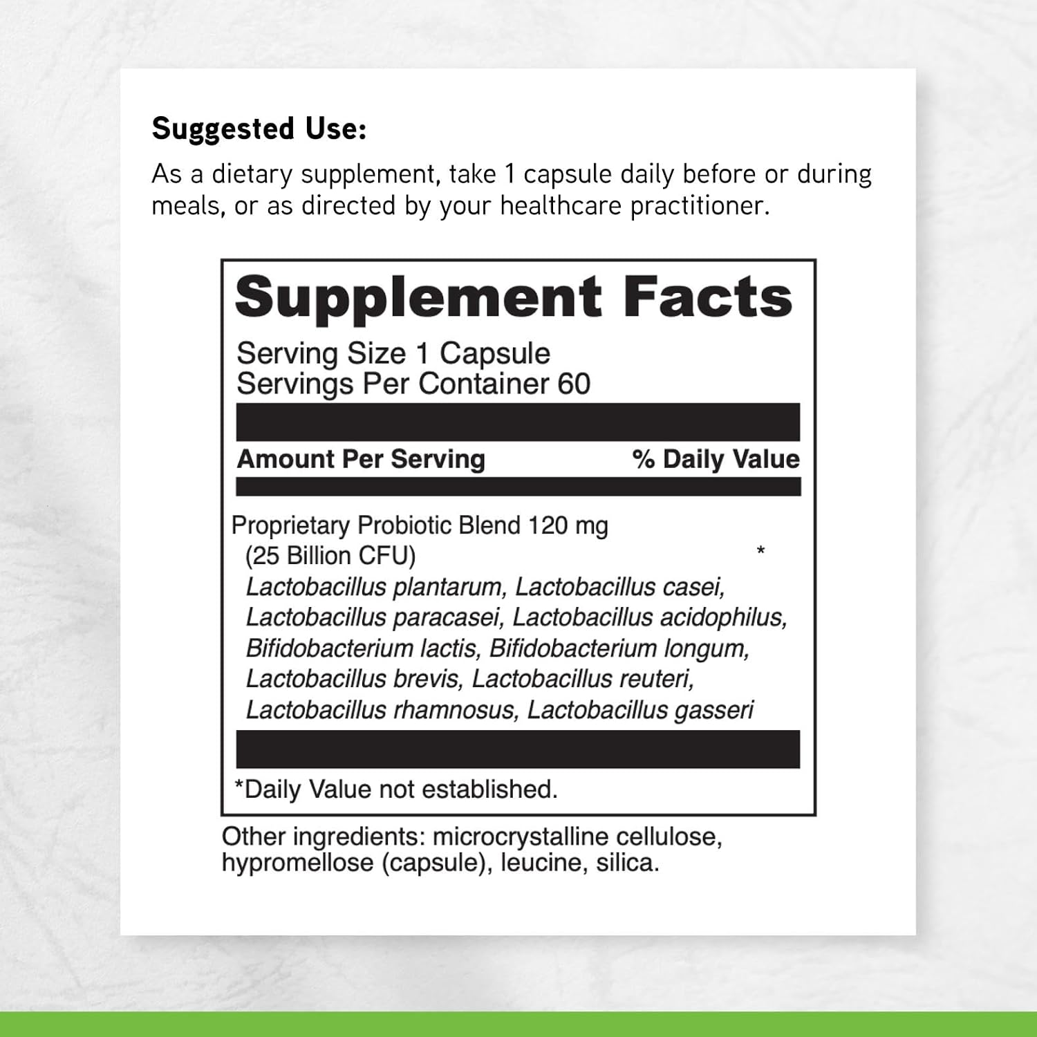 DAVINCI Labs Daily Best Probiotic - Food Supplement - Vegetarian - Gluten-Free - 60 Capsules - görsel 6