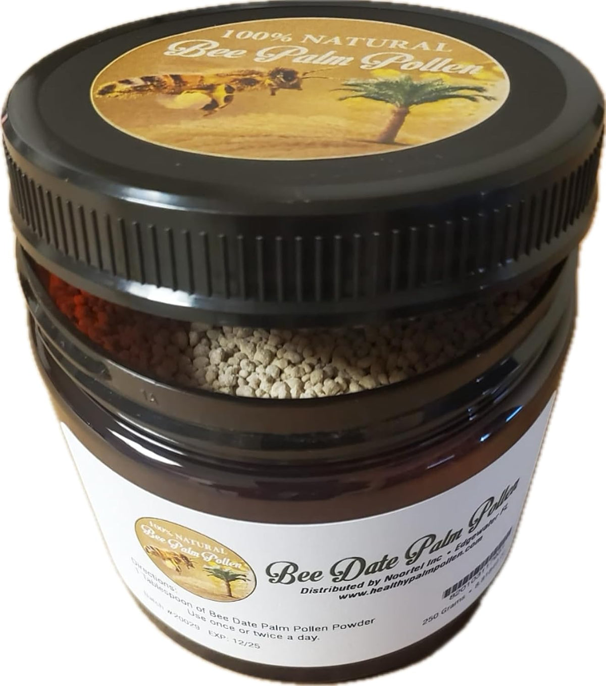 Bee Date Palm Pollen Granules (250g) - Natural Supplement - görsel 3