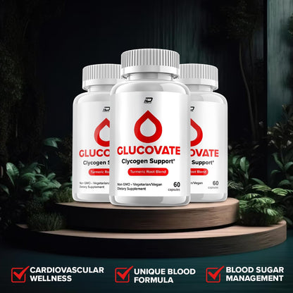 Glucovate Capsules - All-Natural Advanced Supplement (60 Capsules)