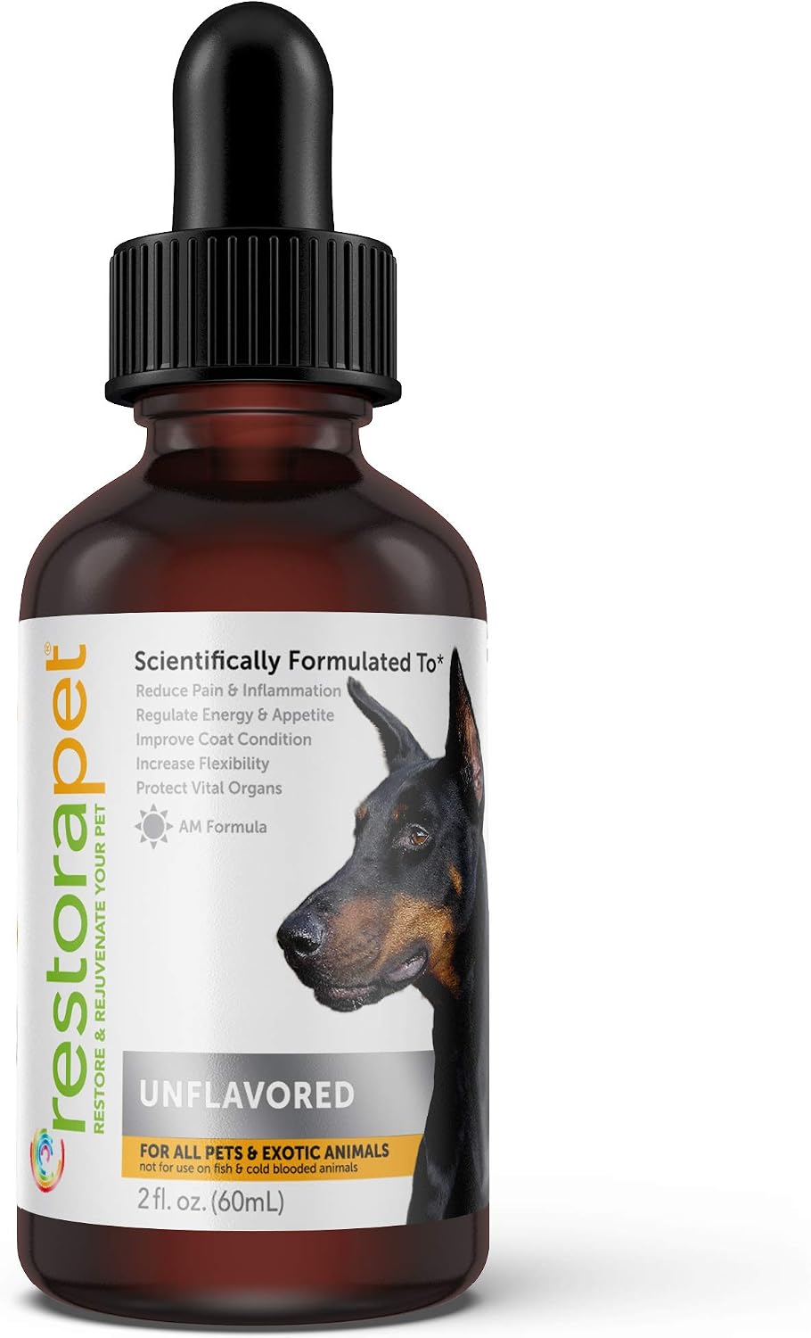 RestoraPet Natural Dog & Cat Unflavoured Liquid Multivitamin - görsel 1