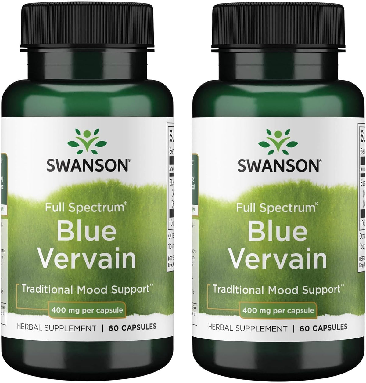 Swanson Full Spectrum Blue Vervain 400 mg 60 Capsules (2 Pack) - görsel 1