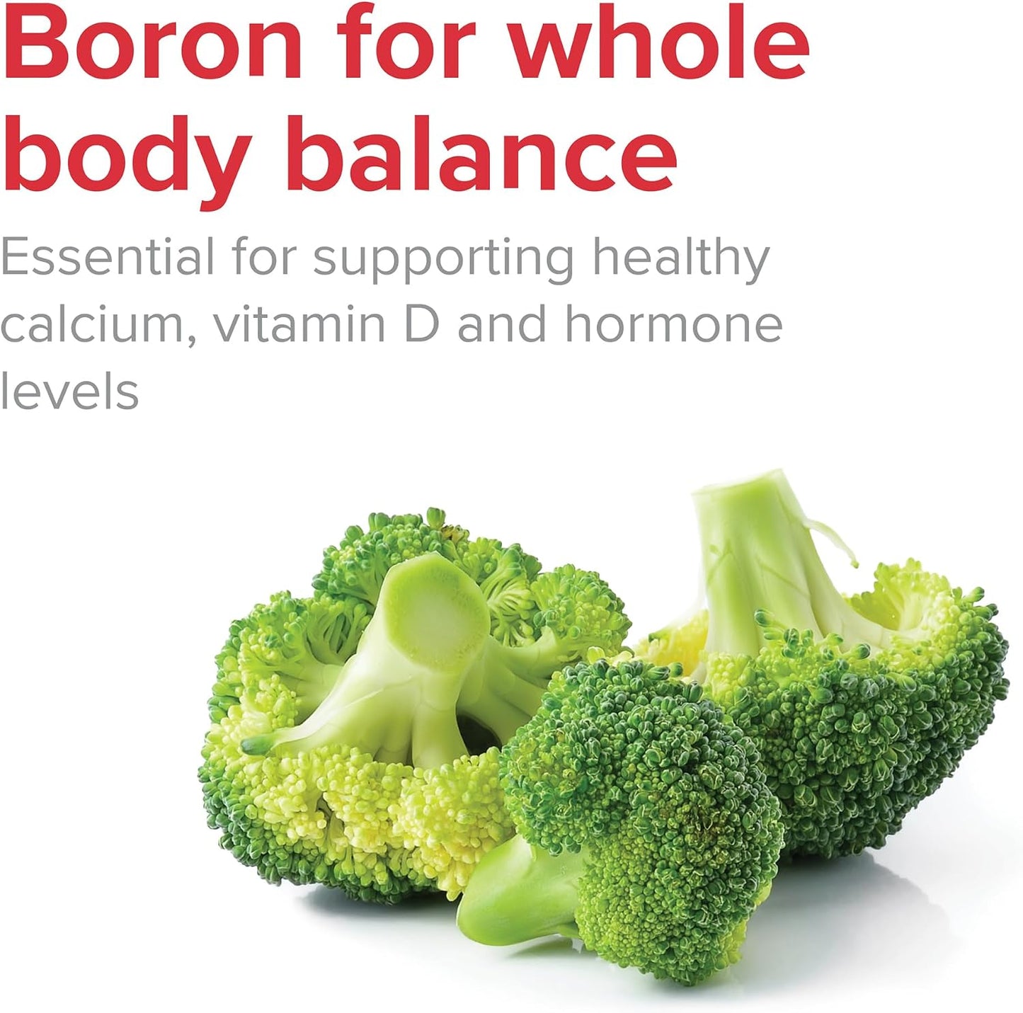 Vibrant Health Super Natural Boron - Calcium Fructoborate Supplement for Joint, Hormone and Connective Tissue Support (60 Capsules) - görsel 5