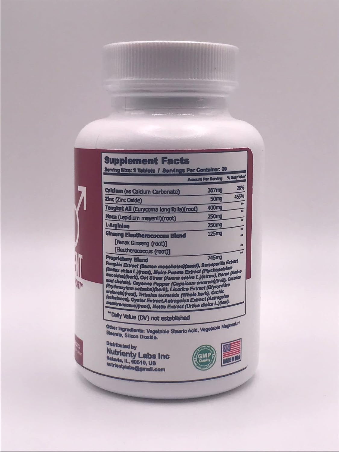 Zonata Endura Naturals Strength Support Male Supplement – 60 Capsules - görsel 3