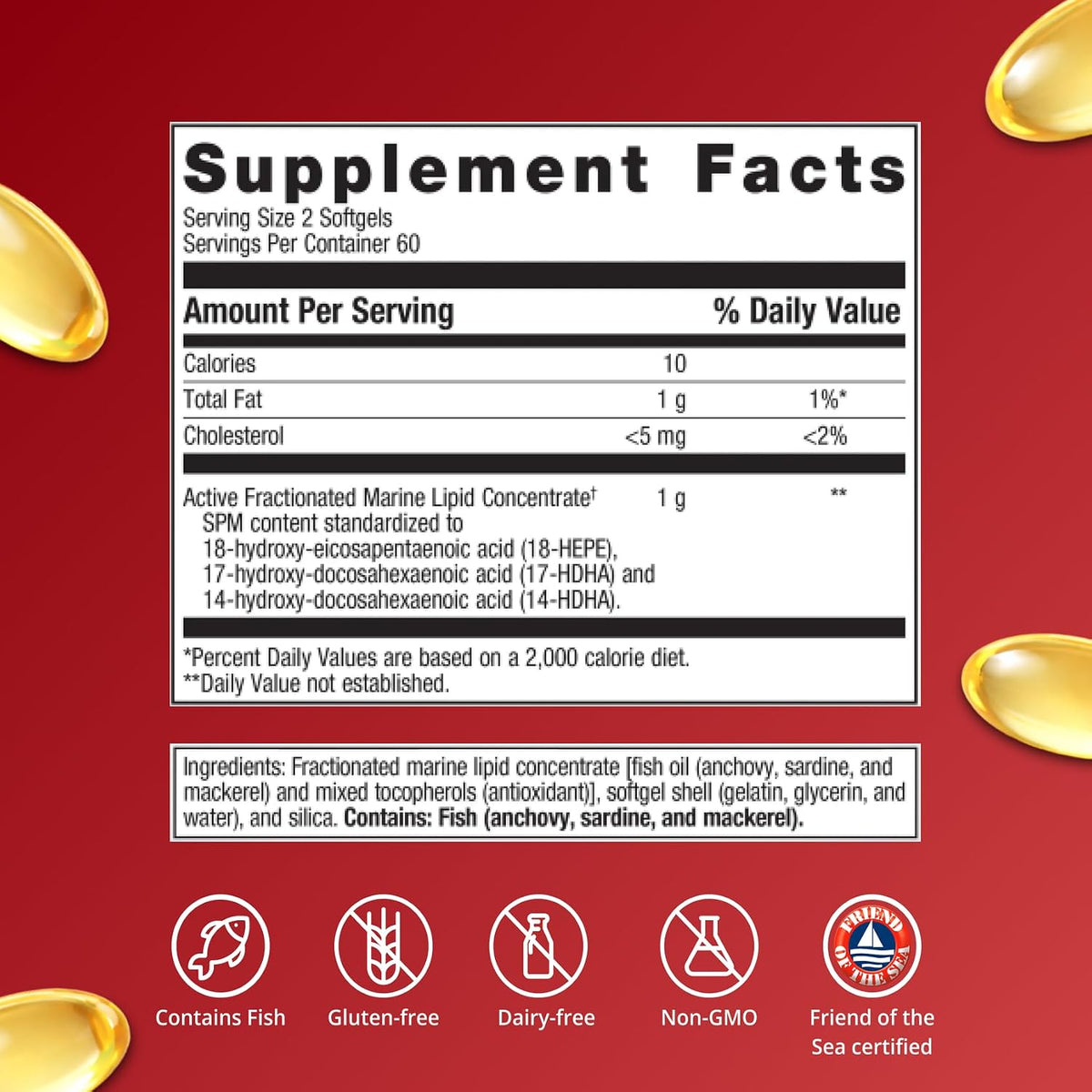 Metagenics SPM Active - Specialised Pro-Resolving Mediators - 120 Softgels - görsel 5