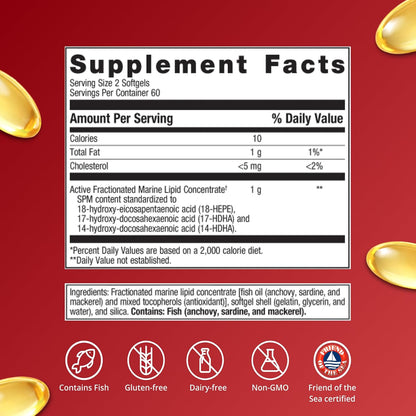 Metagenics SPM Active - Specialised Pro-Resolving Mediators - 120 Softgels