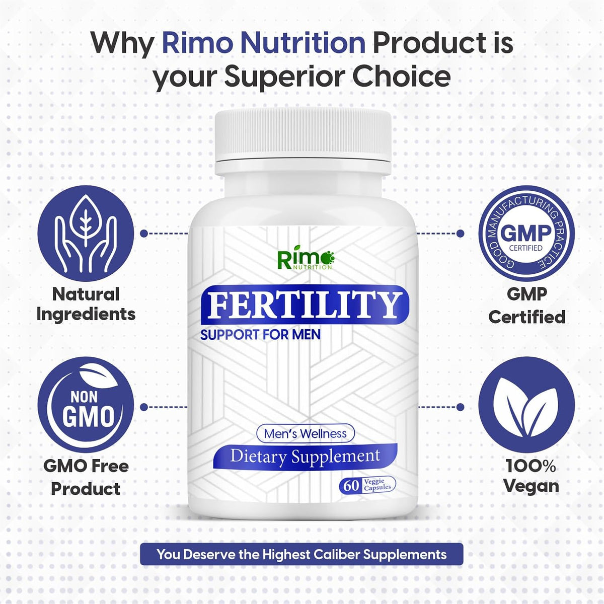 Men's Fertility Support, 60 Capsules - görsel 2