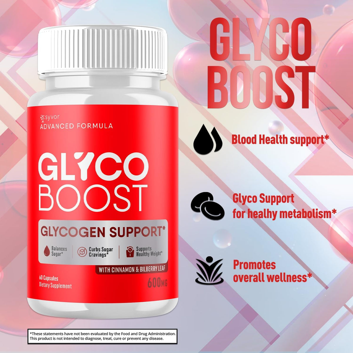 Glyco Boost Capsules – Premium Glycogen Support Food Supplement, 5-Pack (300 Capsules) - görsel 4