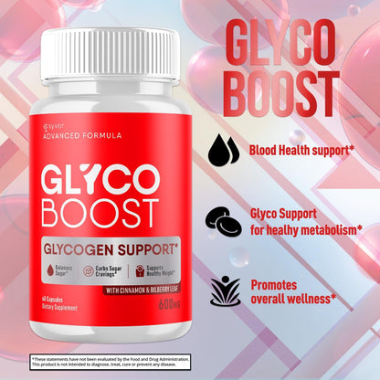 Glyco Boost Capsules – Premium Glycogen Support Food Supplement, 5-Pack (300 Capsules)