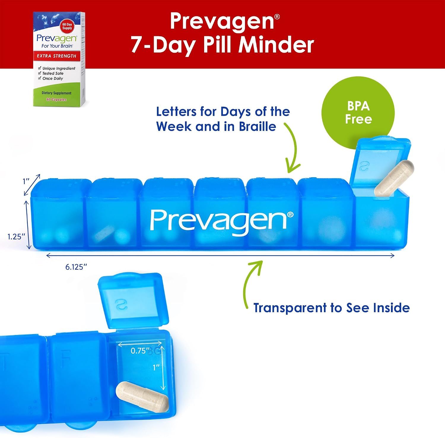 Prevagen Extra Strength - 60 Capsules (2 Month Supply) - Brain Supplement with Apoaequorin and Vitamin D3 - görsel 5