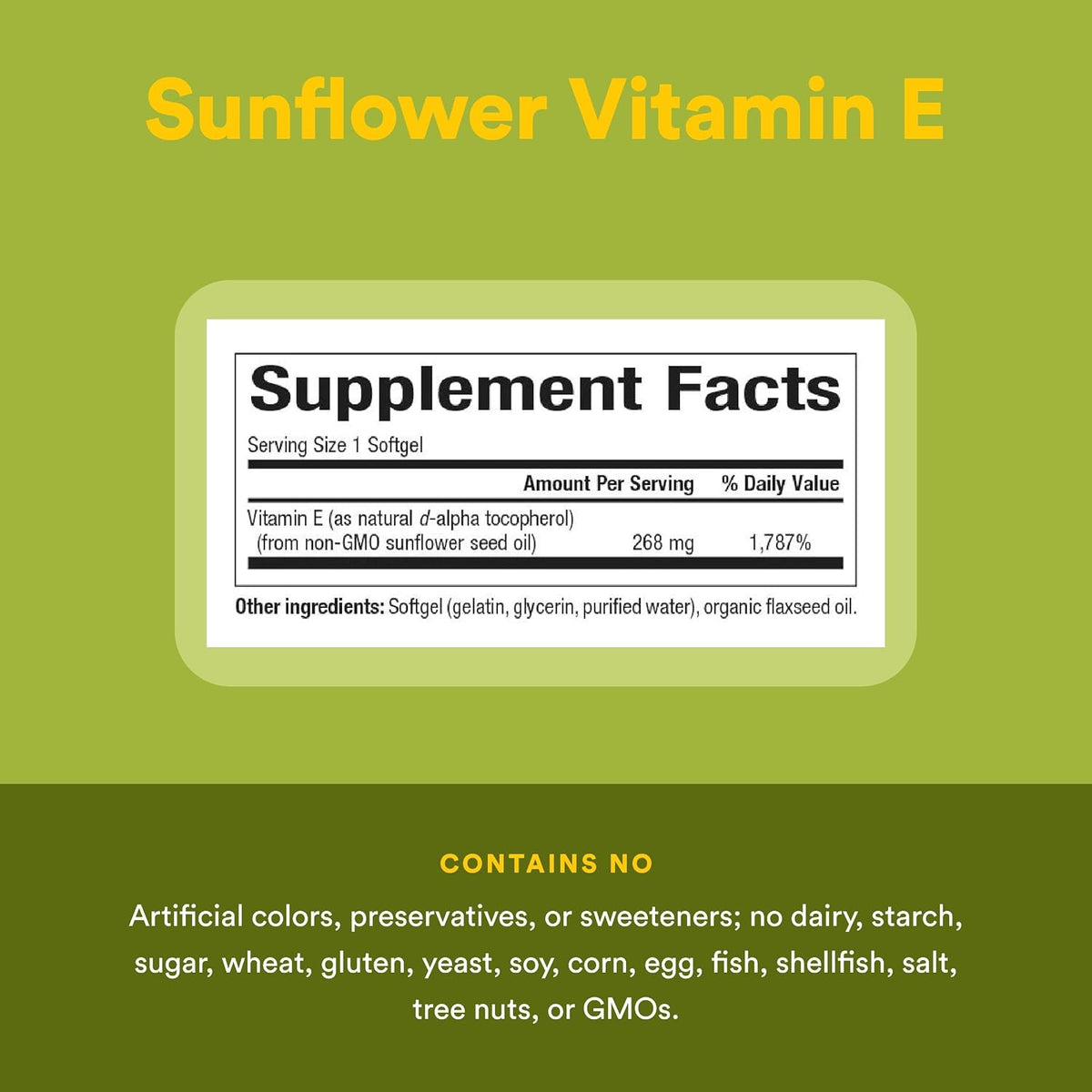 Whole Earth & Sea Sunflower Vitamin E, Whole Food Supplement - görsel 5
