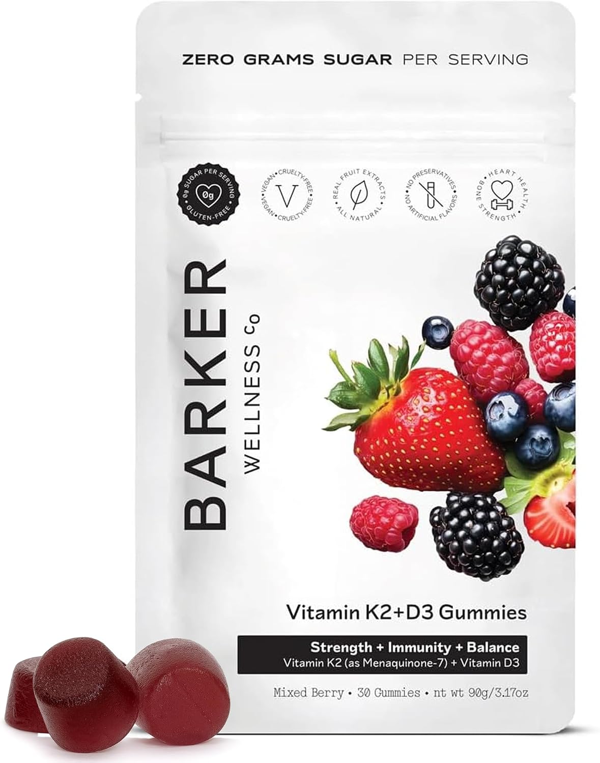 Barker Wellness Vitamin B-Complex Gummies – Sugar-Free Cherry, Vegan, Energy & Metabolism support - görsel 9