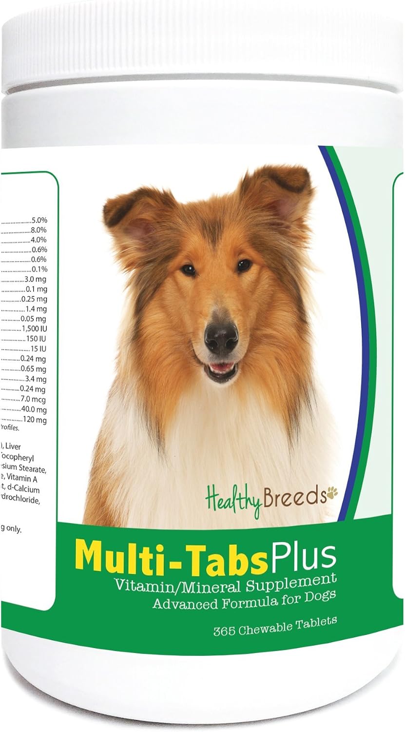 Healthy Breeds Collie Multi-Tabs Plus Chewable Tablets (365 Count) - görsel 1