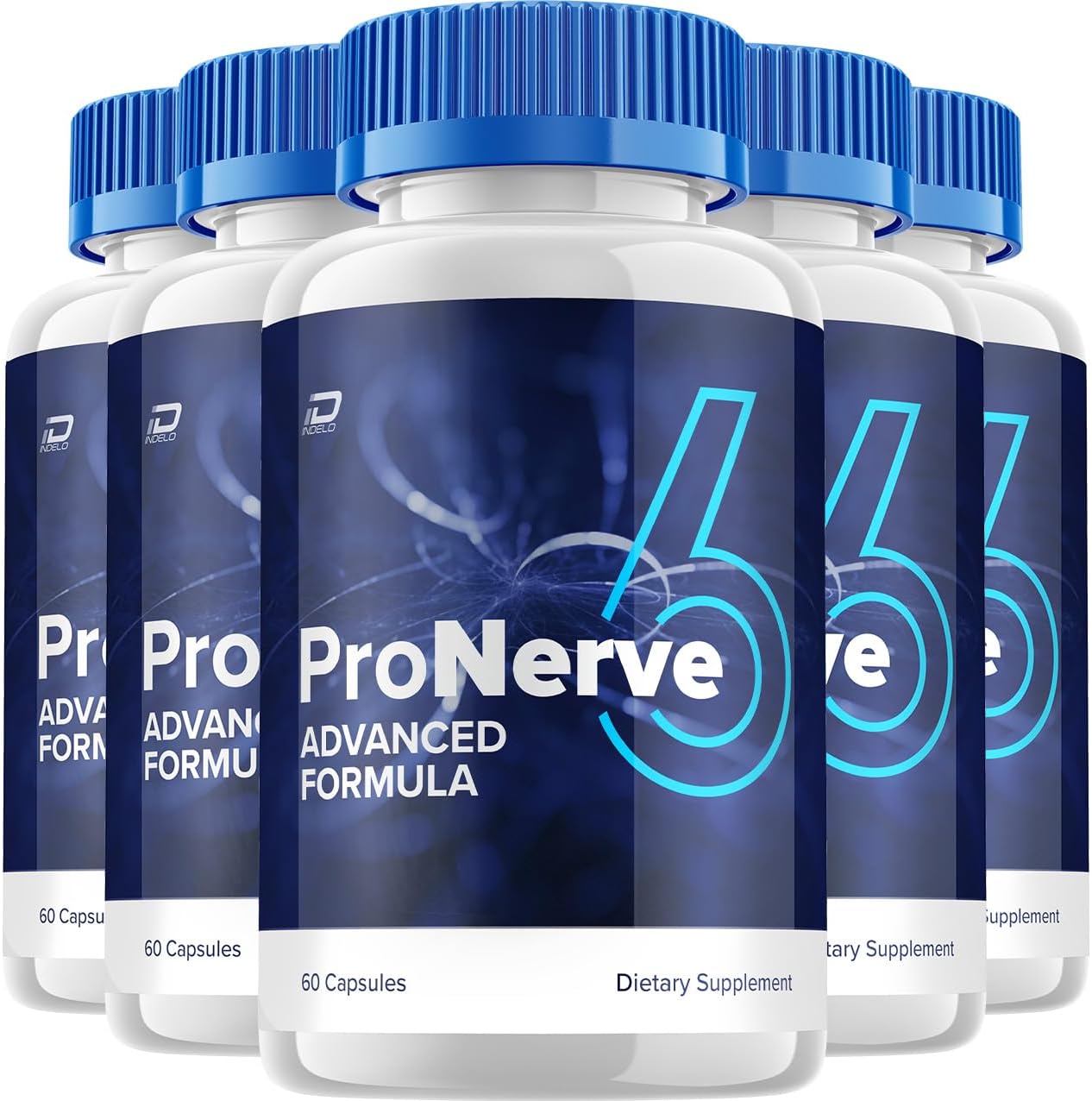 ProNerve 6 Capsules Advanced Nerve Formula Nerve Pro Pills (5 Pack - 300 Capsules) - görsel 1