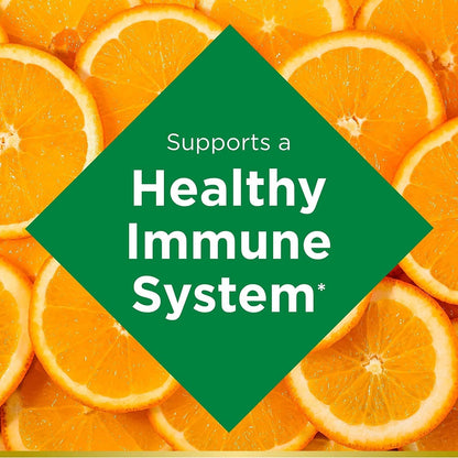 Nature's Bounty Vitamin C + Rose Hips, Immune Support, 1000mg, Coated Caplets, 100 Count (Pack of 2)