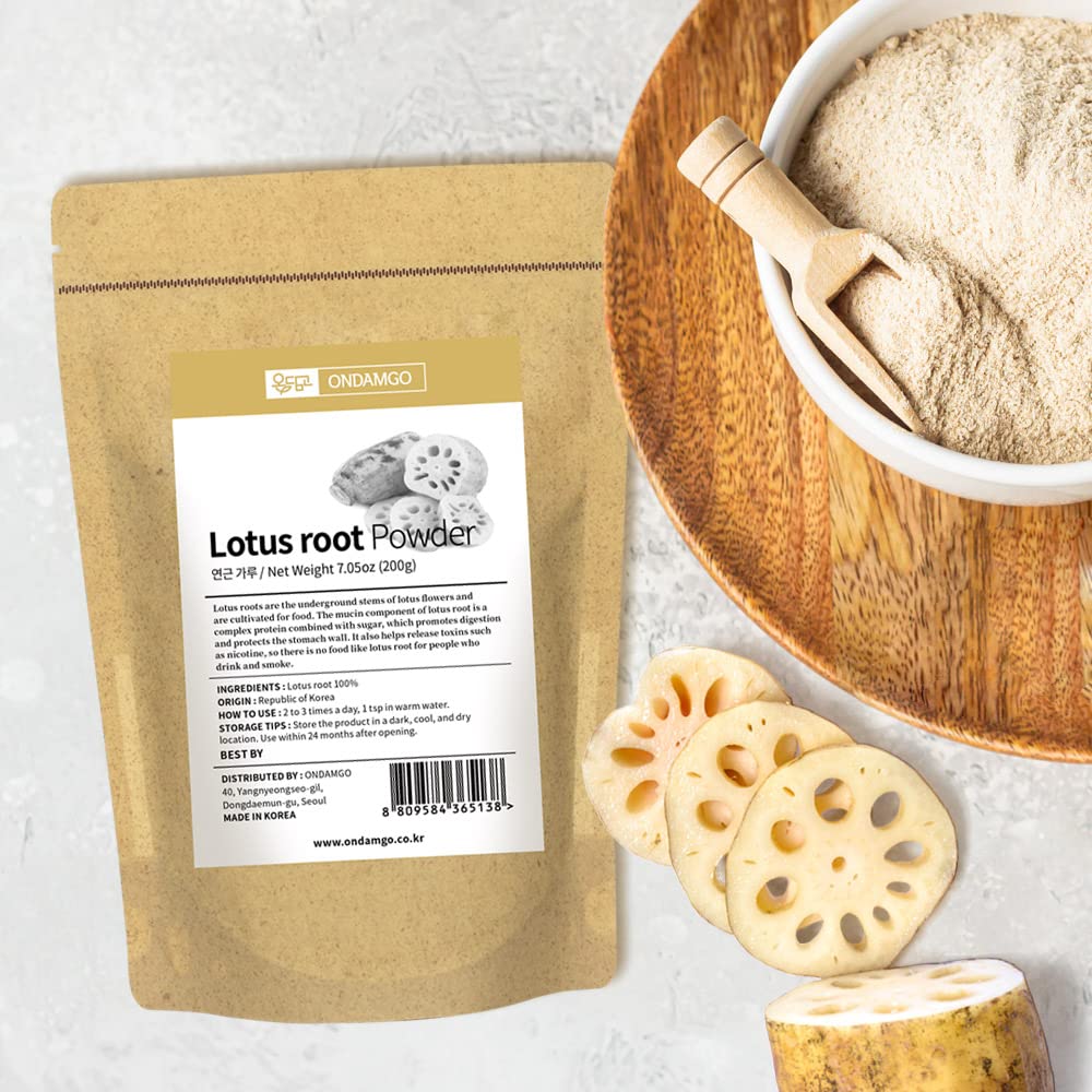Korean Natural Lotus Root Powder – 200g - görsel 4