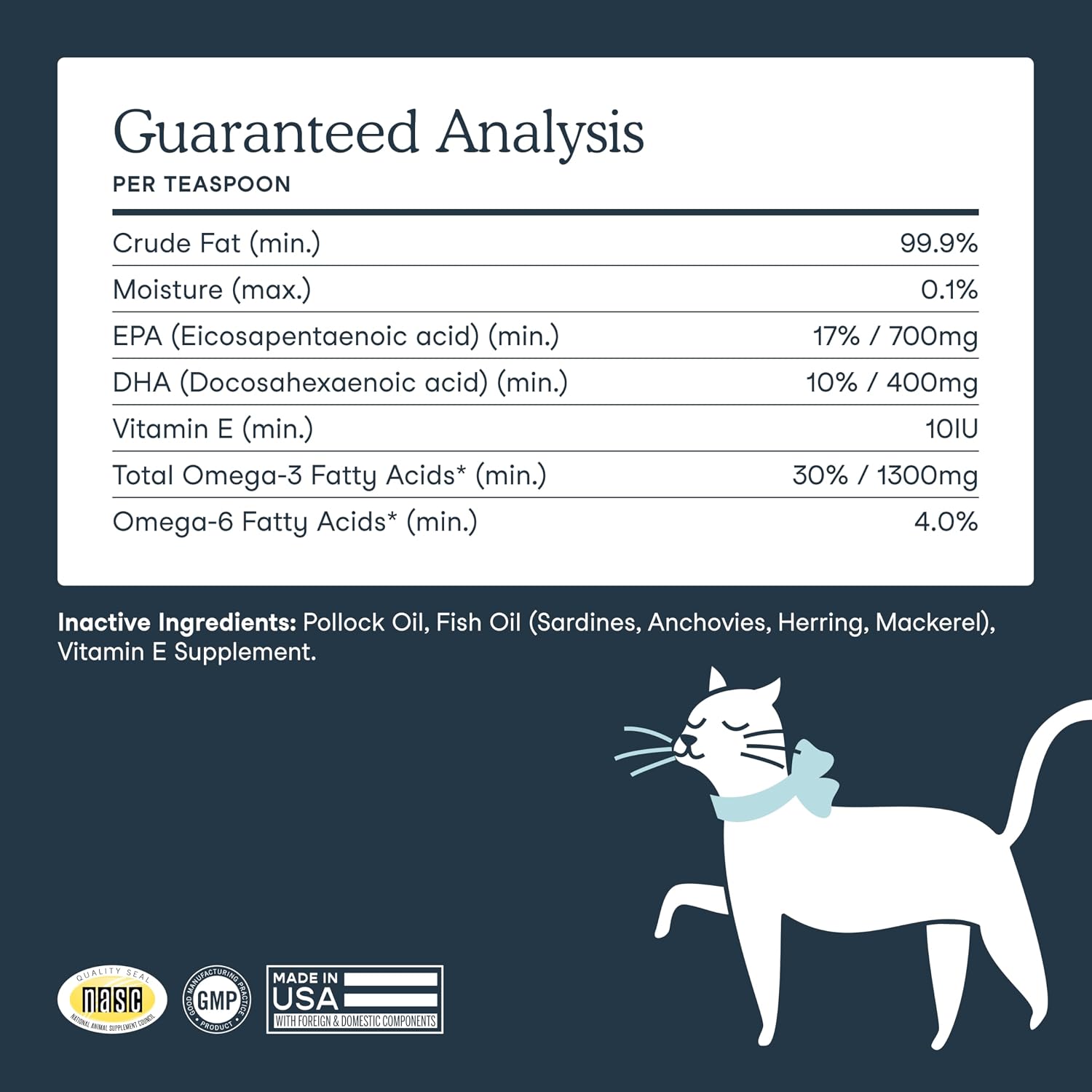 Fera Pets Liquid Fish Oil - Omega 3 for Dogs and Cats, 16 fl oz (473 ml) - görsel 8