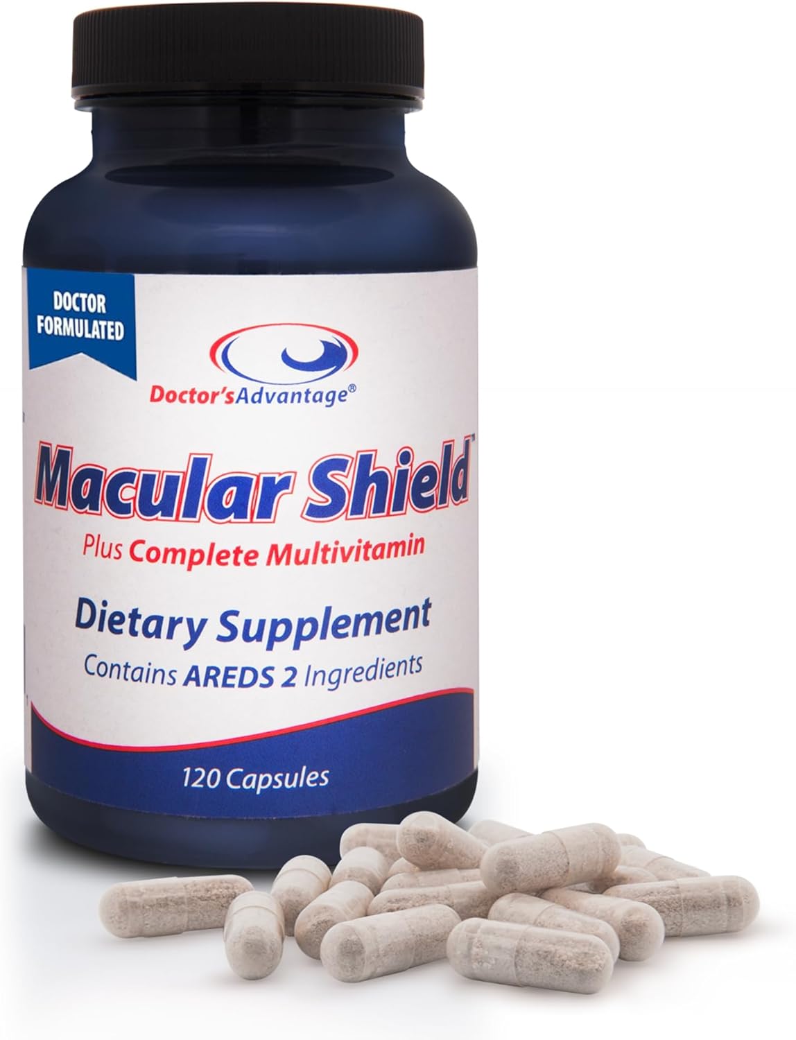 Doctor’s Advantage Macular Shield Eye Vitamins Plus Multivitamin – 120 Capsules, 30-Day Supply - görsel 1
