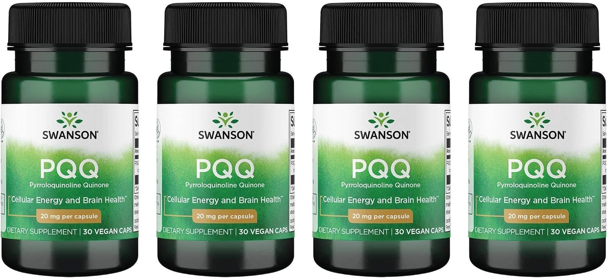 Swanson PQQ 20mg – Pyrroloquinoline Quinone Supplement – 30 Veg Capsules - görsel 6