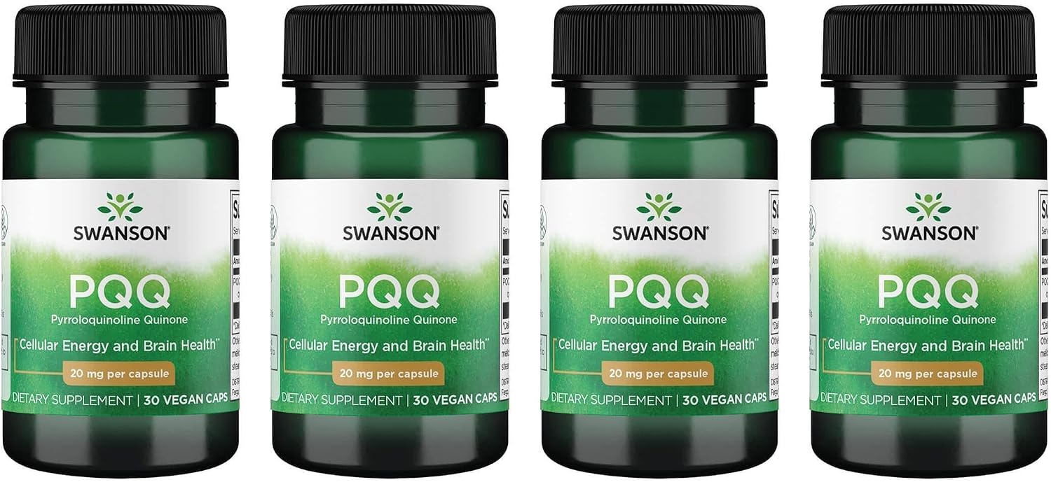 Swanson PQQ 20mg – Pyrroloquinoline Quinone Supplement – 30 Veg Capsules - görsel 6