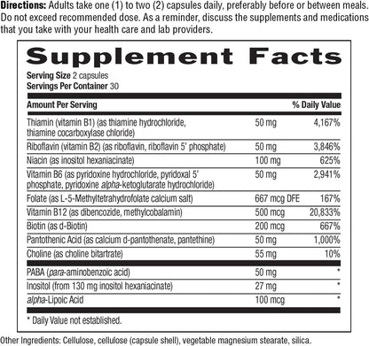 Country Life Coenzyme B-Complex, 60 Capsules
