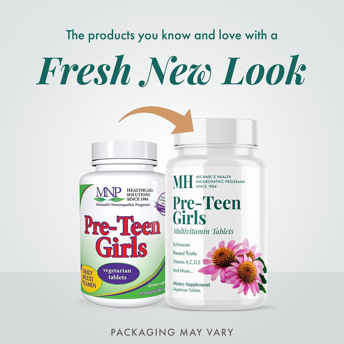 Michael's Health Naturopathic Programmes Pre-Teen Girls Multivitamin - 30 Vegetarian Tablets - görsel 3