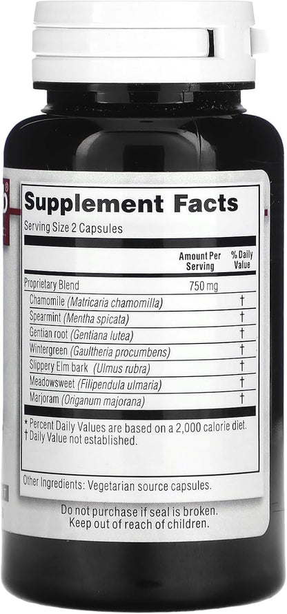 Kroeger Herb Healthy Gut Vegetarian Capsules, 100 Capsules