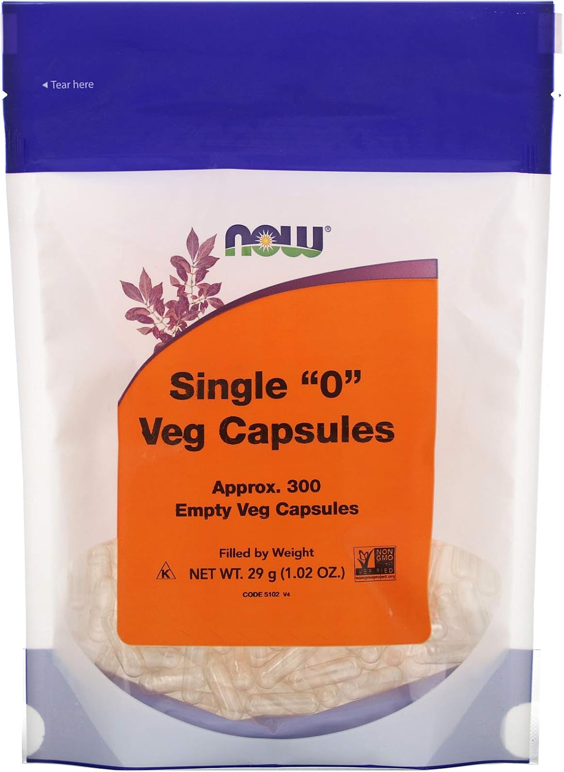 Empty Capsules, Vegetarian, Size 0 - görsel 1
