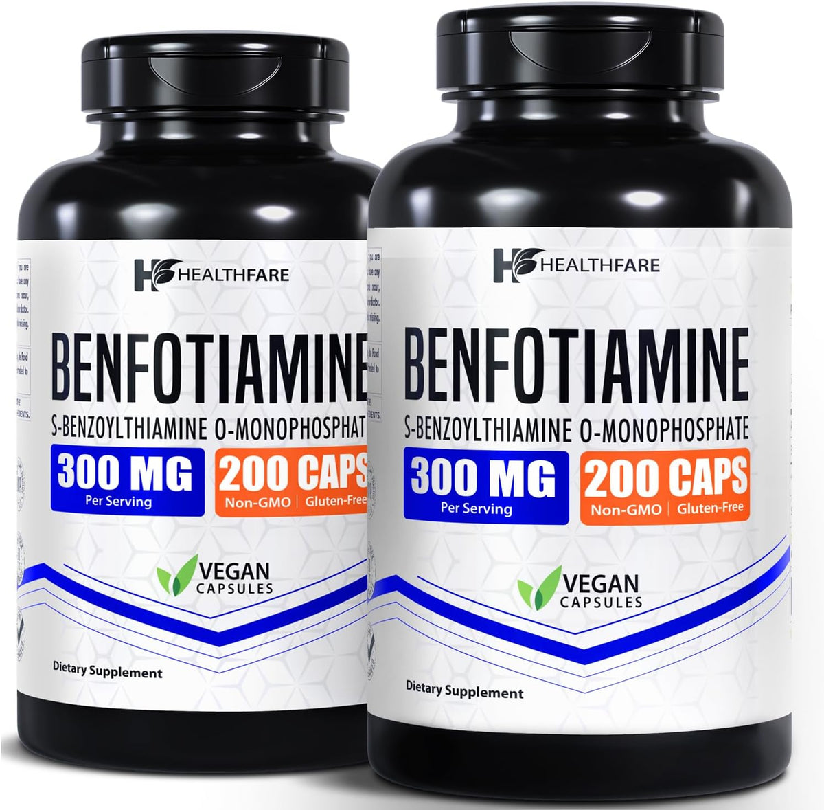 Healthfare Benfotiamine 300mg – 200 Veg Capsules - görsel 9