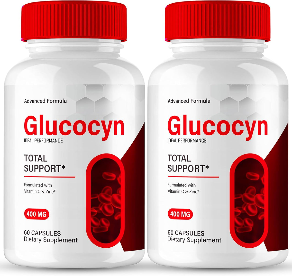 Glucocyn Blood Support Capsules, Glucocyn Advanced Blood Formula Supplement Pills - Extra Strength, Premium Formula for Healthy Circulation & Stable Levels, All Natural Glu Cocyn Reviews (2 Pack) - görsel 1