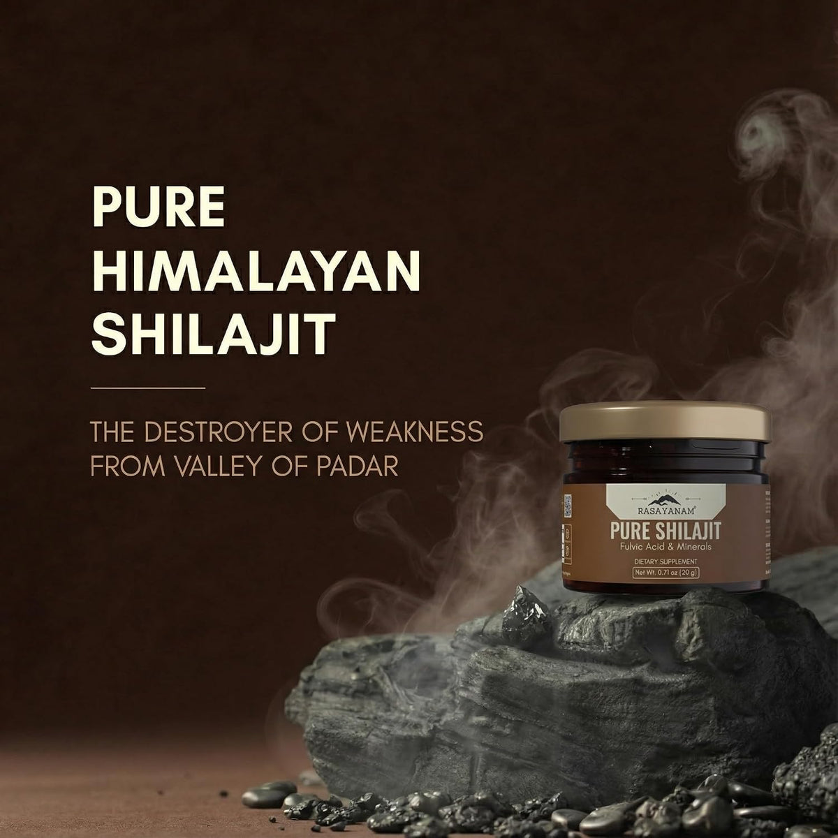 Rasayanam Pure Original Himalayan Shilajit Resin – 20g - görsel 2
