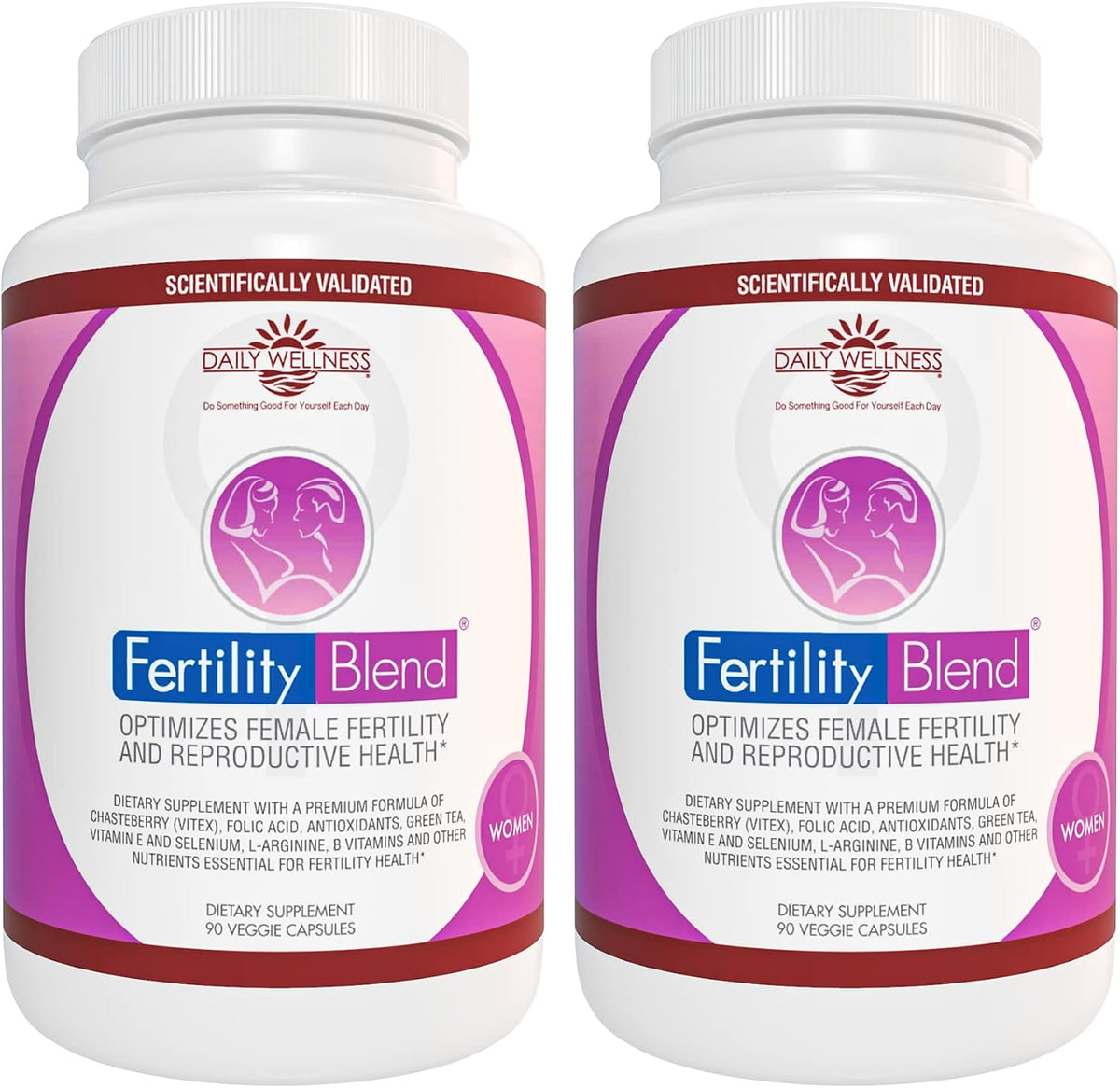 Fertility Blend Daily Wellness for Women – Women's Wellness Supplement with Vitamins, Minerals & Antioxidants – 3 Pack - görsel 2