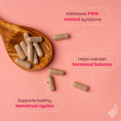 Redd Remedies, Rhythm & Flo, Helps Support Menstrual Health, 60 Vegan Capsules