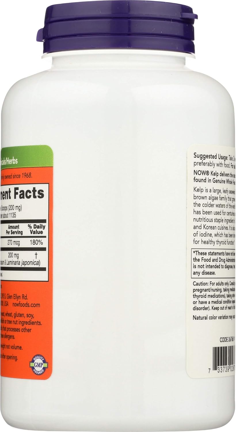 NOW Foods Norwegian Kelp Powder, 8 oz - görsel 4